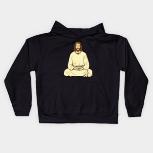 Meditating Jesus Kids Hoodie